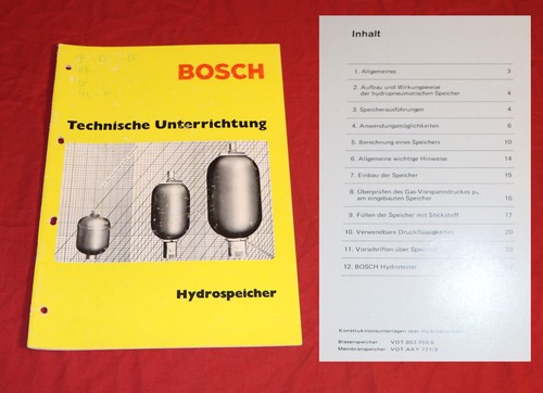 Bosch technische unterrichtung - technische,