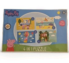Peppa Wutz, Pig 4in 1 Puzzle