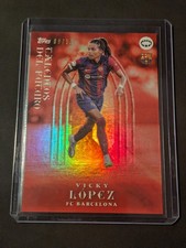 TOPPS AITANA BONMATI PLATINUM  VICKY LOPEZ BARCELONA PARALLEL 9/10