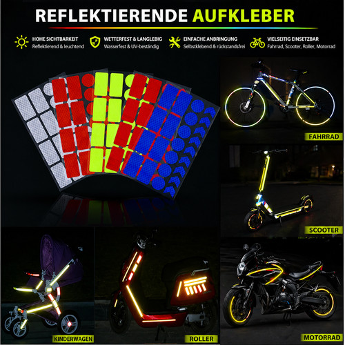 Stk aufkleber reflektierend - 24,