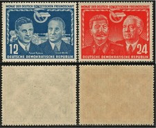 DDR MiNr.: 296 / 297 ** postfrisch Deutsch-sowjetische Freundschaft