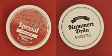 Kummert Bräu Amberg Spezial Brauerei Bierdeckel Bier