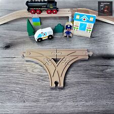 12'er Set Weichen für Holzeisenbahnen - kompatibel Brio Ikea Lillabo Eichhorn