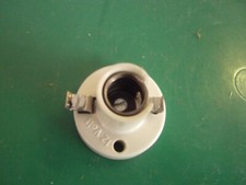 5 Stück HKL Illuminationsfassung E14  Lampenfassung Weiß mit Bohrlöchern 12V neu