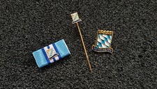 Fluthilfe 2013  Fluthelfer Bayern Flut Set Pin Bandspange Zivilnadel