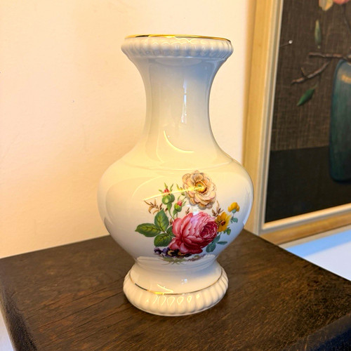 Bareuther vase porzellan weiß - vase,