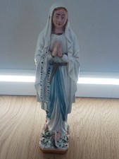 Alte Antike Madonnenfigur Madonna ca.31cm Maria Mutter Gottes  Frau Von Lourdes