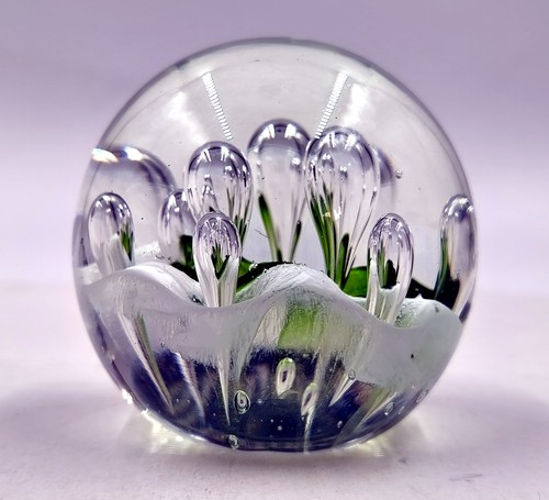 Briefbeschwerer glas kugel - briefbeschwerer,