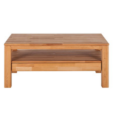 Couchtisch mit Schublade Buche, geölt  Massivholz 110x70x47 cm neuwertig,zerlegt