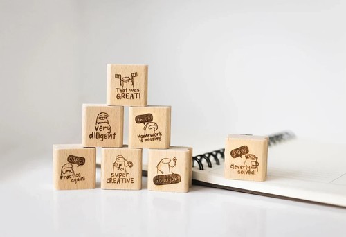 Lehrerstempel set englisch - lehrerstempel,