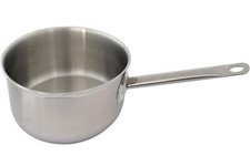 Gastro Stielkasserolle Ø 16cm Edelstahl Topf Kochen Kochtopf Kasserolle ofenfest