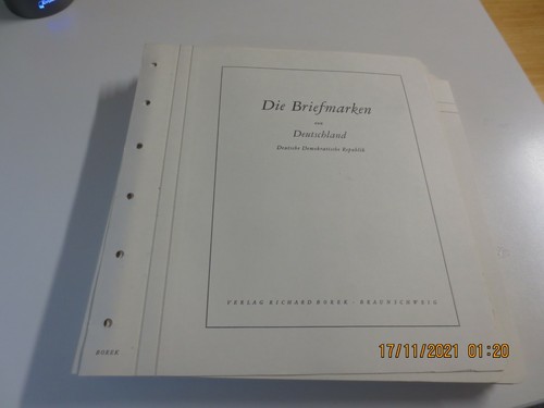 Borek vordrucke ddr - ddr, 1949-1990