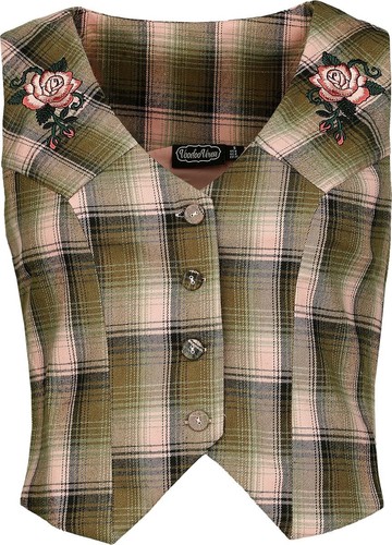 Voodoo vixen weste damen plaid - vixen,
