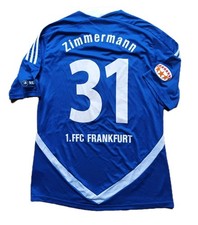 FFC Frankfurt SPIELER Trikot #31 Zimmermann Match Worn Prepared UCL Finale 2012