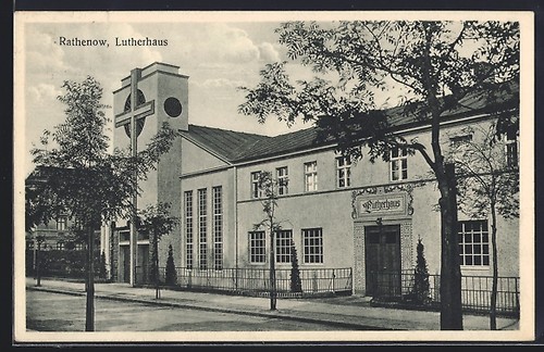 Ansichtskarte rathenow partie - ansichtskarte, rathenow,