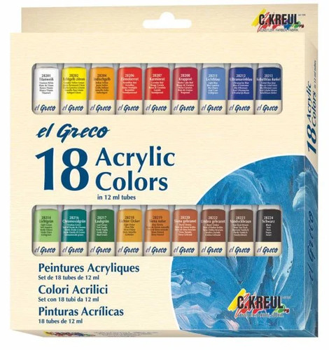 Kreul greco acrylic tuben - greco,