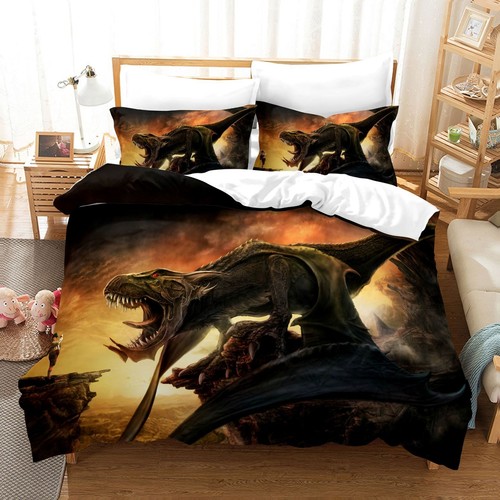 Dinosaurier bettwäsche set - dinosaurier,