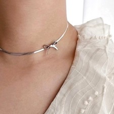 Edelstahl Kette Silber Damen