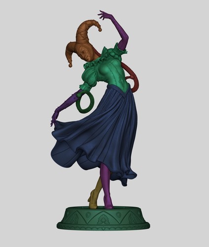 Gedruckte statue narr - gedruckte,