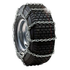 Schneeketten für Rasentraktor 18x6.50-8 Leiterkette Stärke: 4mm Aufsitzmäher