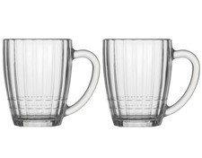 Bierkrug Nostalgie 2 x 500 ml transparent Bier Bierglas Maßkrug