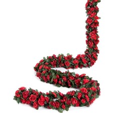 Künstliche Girlande Rot Rosen