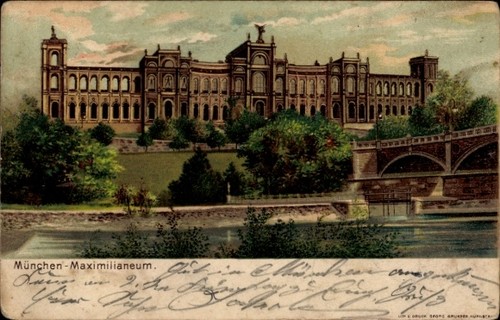 Litho münchen maximilianeum - litho,