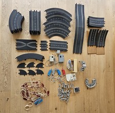 Carrera 124 Targa Florio Konvolut 6 Fahrzeuge Looping viele Schienen etc an Bast