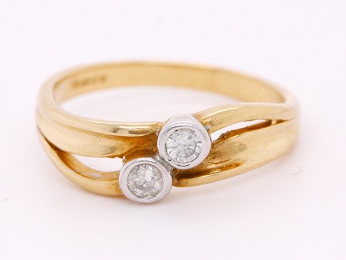 9ct gelbgold zwilling - gelbgold,