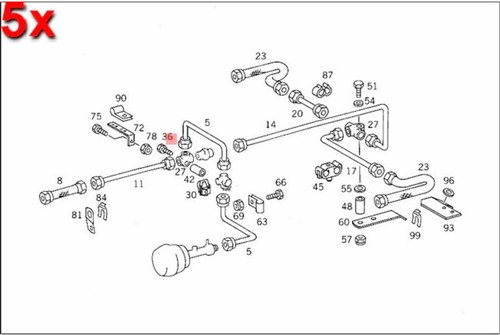 Genuine mercedes hexalobular - genuine,