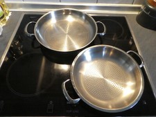 2x Schulte-Ufer Romana Servierpfanne*Bratpfanne 22 cm u. 26 cm Ø