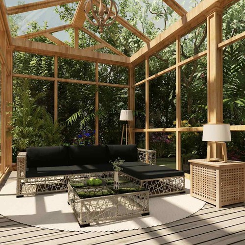 Gartenmöbel tlg mit kissen - gartenmöbel, 5-tlg.