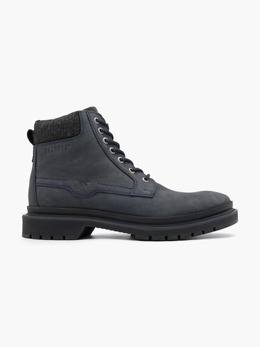 Mustang stiefel blau leder - 44,