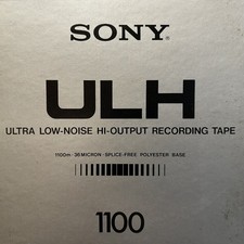 Sony ULH-11-740-BS Reel Recording Tape, SP, 10" Metal Reel, 2400 ft