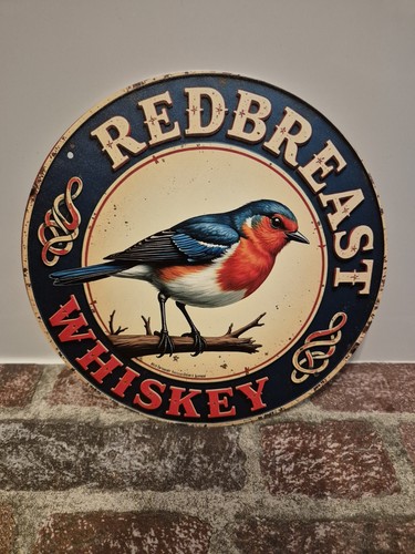 Redbreast whiskey alu schild - alu,