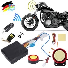 12V Motorrad Alarmanlage mit Motorstart Funkfernbedienung für Alle Roller Moped-