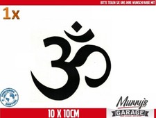 Aum Om Spirituell GOA Hindu Shiva Indische Religion - Aufkleber Sticker 10x10cm