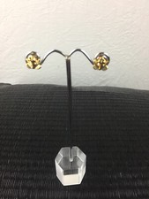 Ohr Ringe Ohrringe vergoldet 24 Karat Gold Silber FROSCH NEU