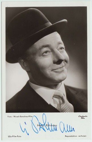 Autograph autogramm heinz - autogramm,