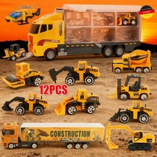 12X LKW Spielzeug Auto Set