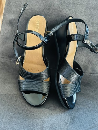 Geox wedge sandals schwarz - wedge,