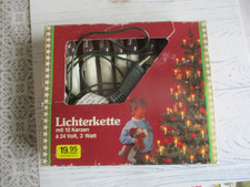 Lichterkette mit 10 Kerzen a 24 Volt , 3 Watt