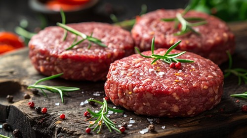 Hacksteaks beefsteaks gewürzt - hacksteaks,