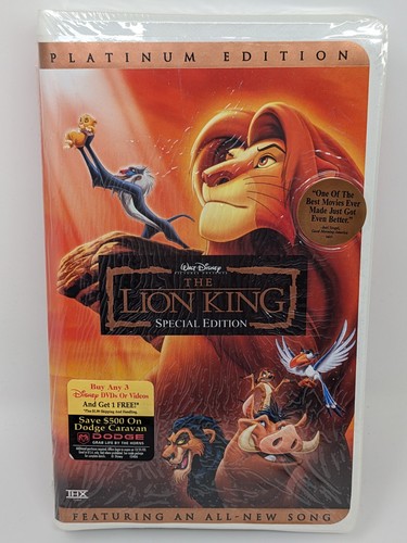 Disney platinum edition vhs - platinum,