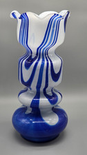 Italy glasvase blau weiss - italy,