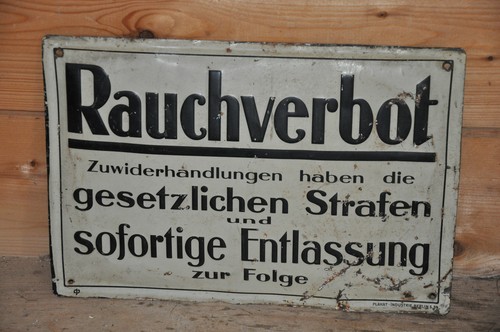 Altes blechschild 30er - altes,