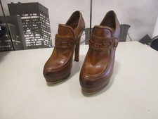 Gucci Leder Plateau Pumps