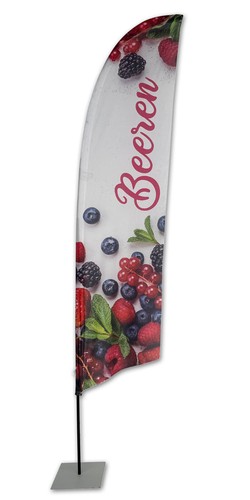 Beeren beachflag gerade - beachflag, 330