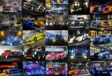 LED - Bild mit Beleuchtung Leinwandbild Leuchtbilder/ US Cars /  Autos /Oldtimer