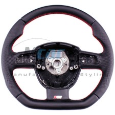 SPORT Lenkrad abgeflacht beziehen Leder für Audi A5 dreispeichenlenkrad ⭐⭐⭐⭐⭐